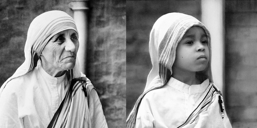 Lily as Mother Teresa