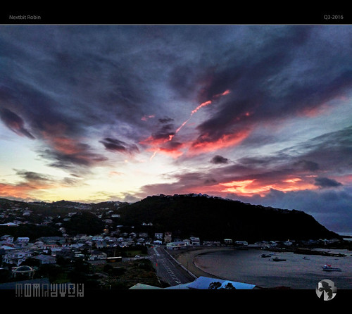 morning newzealand sky sun robin clouds sunrise dawn islandbay tomraven aravenimage nextbit q32016