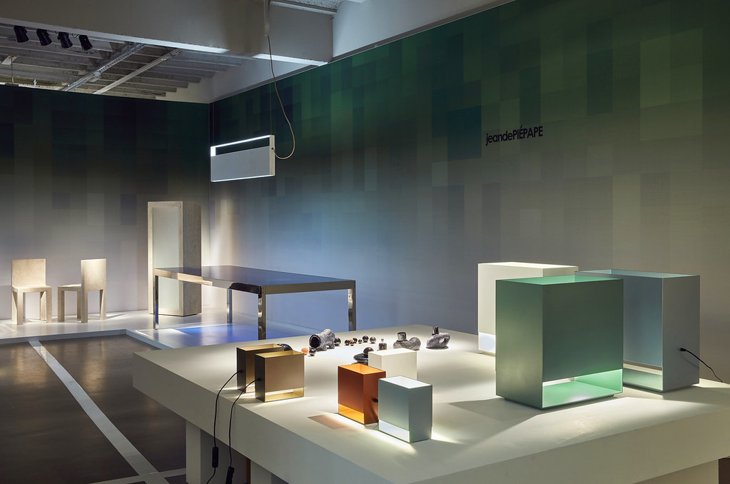 Jean de Piepape Collectible design stand lampes acier minimalisme, mur dégradé 3762 WEB