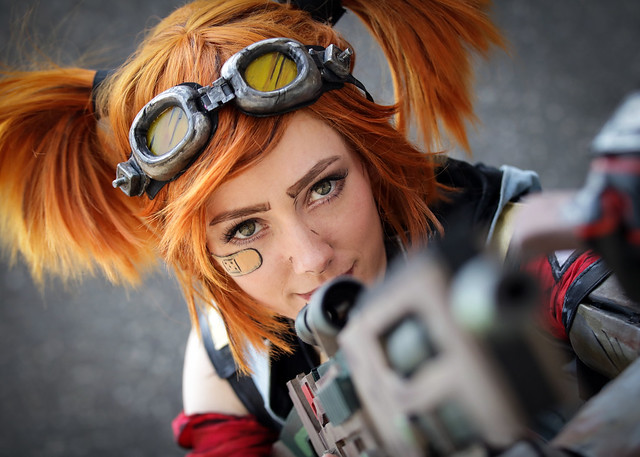 Gaige cosplayer at ExCeL London's MCM Comic Con, May 2018