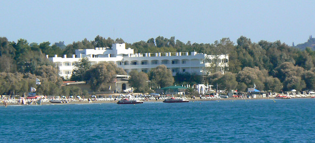 Zante Beach Hotel from sea
