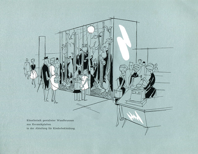 Illustration 6 aus dem Heft zur Eröffnung des Kaufhauses Gebr. Sinn