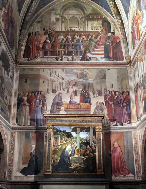 IMG_0190D Florence. Santa Trinita. Cappella Sassetti. Chapelle Sassetti. Domenico Ghirlandaio (1449-1494