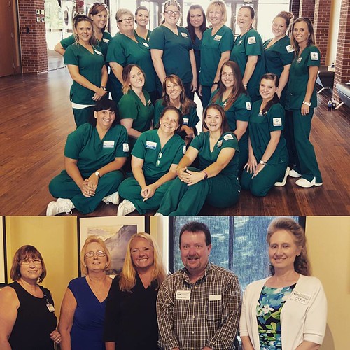 #ASUMH #nursingschool students spent this morning networking with employers. Thanks to Career Placement Coordinator George Truell, instructor Lucy Haun, Baxter Regional Medical Center and others for putting this together!