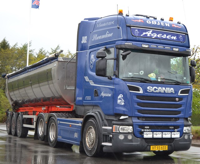 Scania R 520 V8 Streamline - Agesen - JA02 - Gøjen - XT 93 633