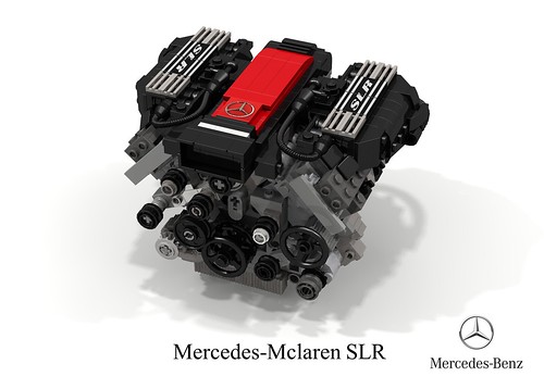 Mercedes-Mclaren SLR Stirling Moss Edition + UCS 5.4L V8 Supercharged Engine