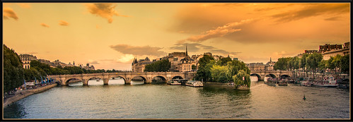 paris france greatphotographers seine iledefrance river sunset clouds