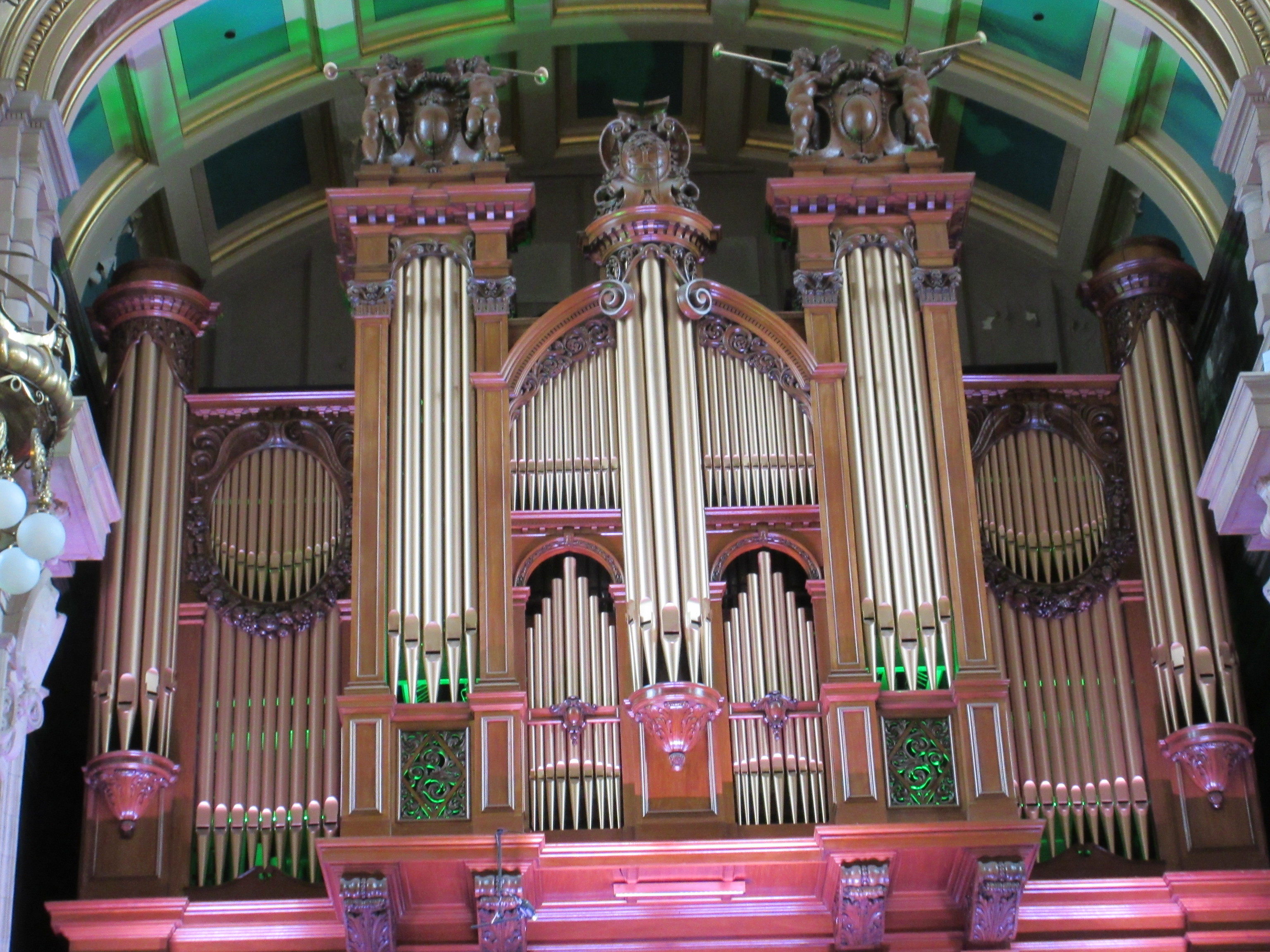 Organ in the Kelvingrove Museum & Art Gallery, Glasgow, 2 April 2018