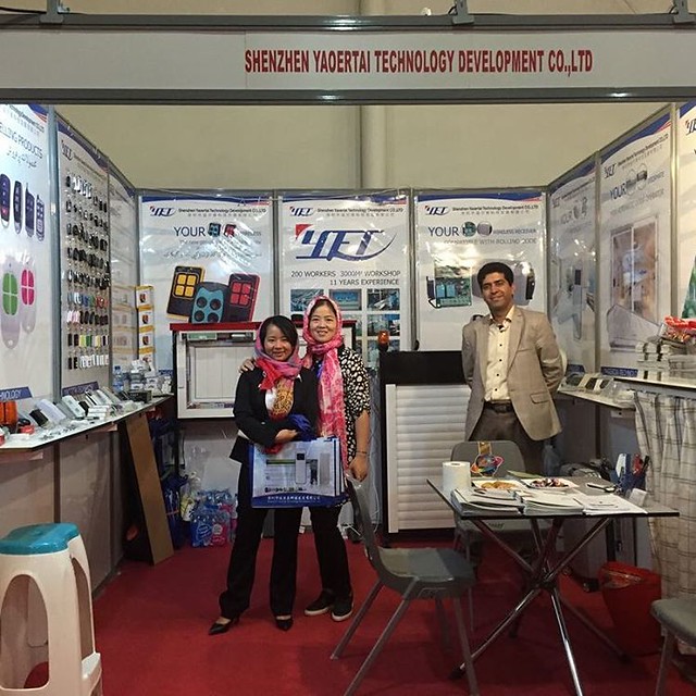 Urgent noted: we changed the booth number 2016 Iran Confair Booth #：YT-19