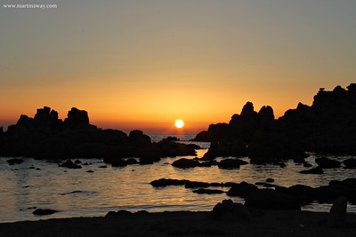Tramonto dalla spiaggia di Li Canneddi