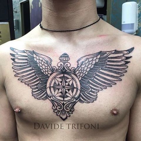 Geometric traditional tattoo done by Davide @davidetrifoni… | Flickr