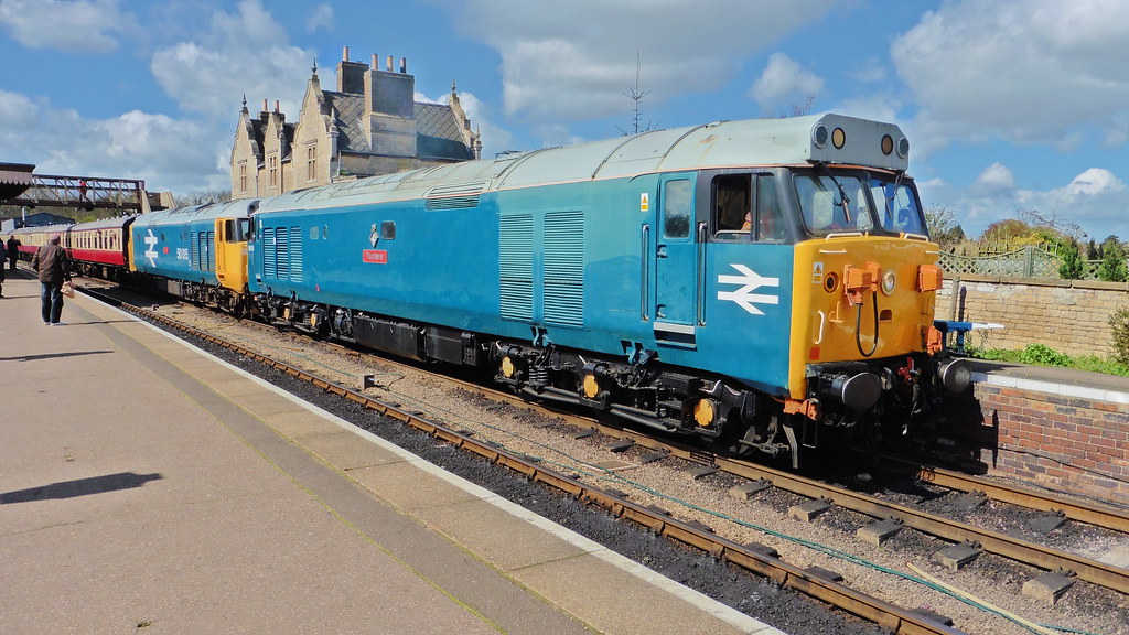 150203 | 50008 Thunderer & 50015 Valiant at Wansford. | Steve Boley ...