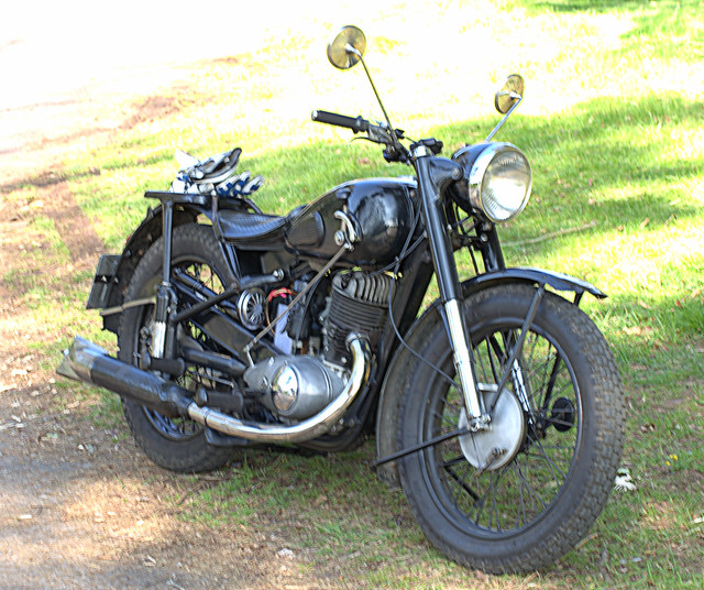 1954 Russian ......2t twin exhaust single cylinder?
