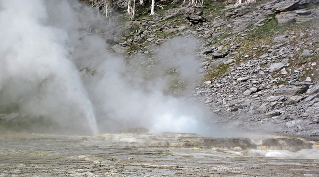 Vent Geyser & Turban Geyser erupting (late afternoon, 18 May 2015) 3