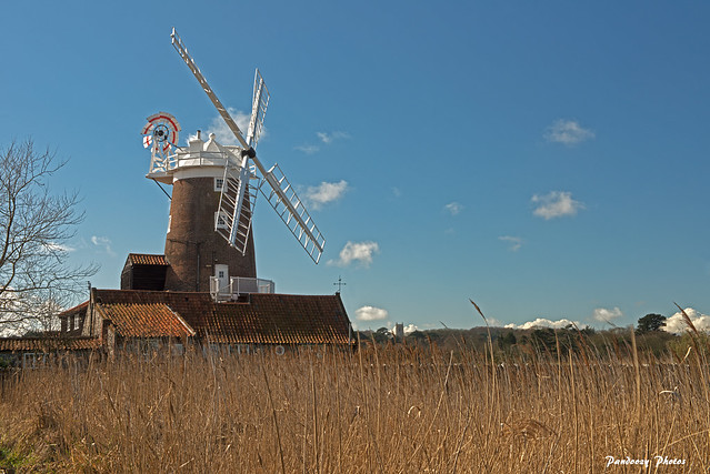 Cley Windmill, Cley next the sea, Norfolk, England, Uk, Gb