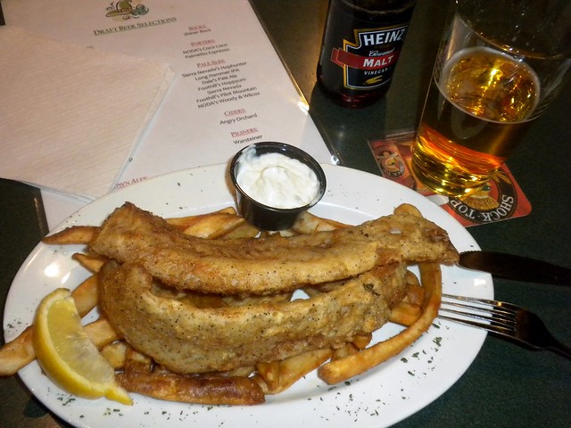 fish/chips at Delaney's, Columbia SC