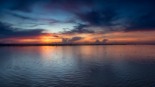 clouds landscape meekongriver sunrise vietnam tiềngiang vn
