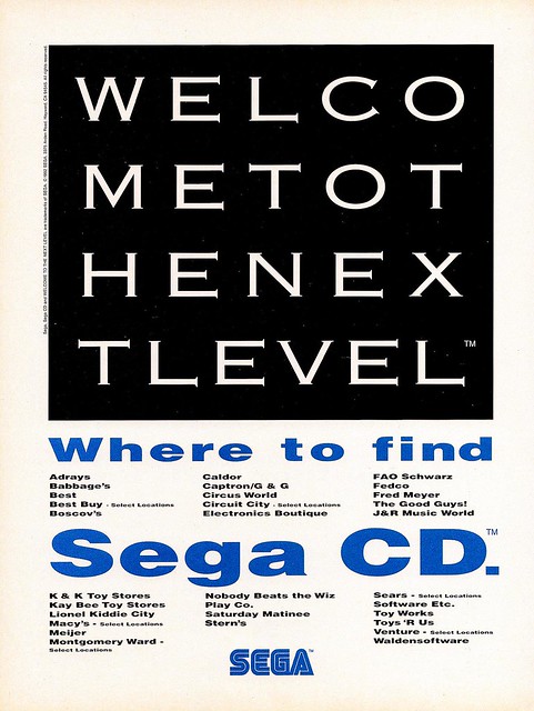 Where to find Sega CD December 1992