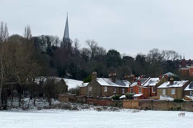 Harrow On The Hill In The Snow