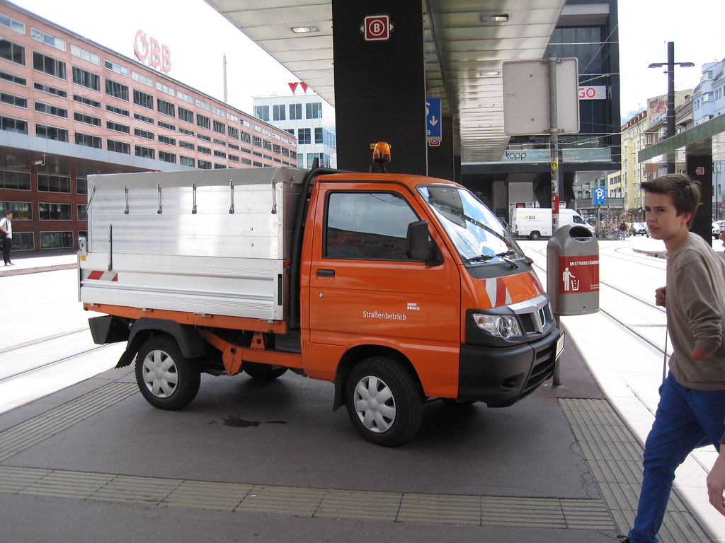 An Orange Truck