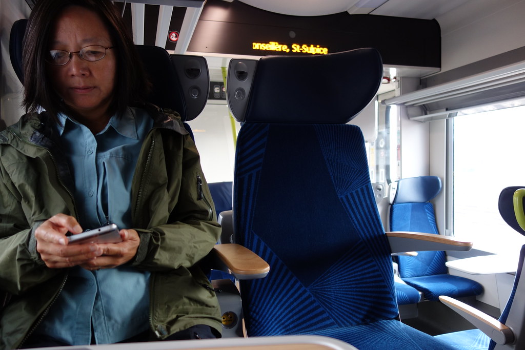 On the TER from Toulouse to Albi, France