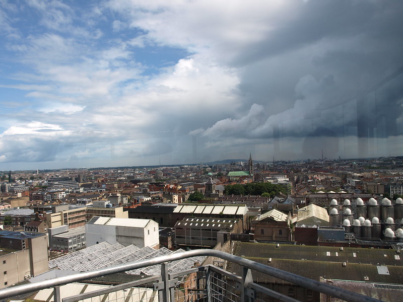 A view over Dublins rooftops