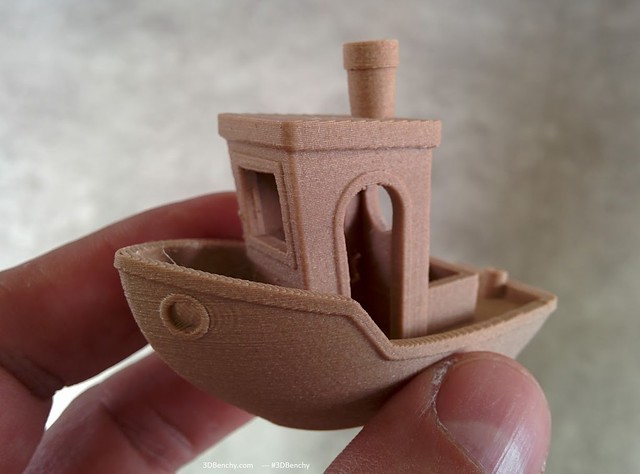 #3DBenchy by CT3D.xyz - 3D-printed with ECO Wood filament