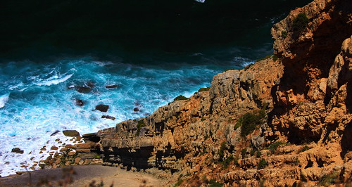 sea cliff portugal rock mar atlantic setúbal sesimbra rochedo caboespichel