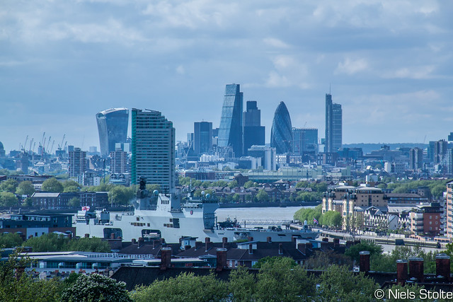 City of London Skyline from Greenwich / London, UK