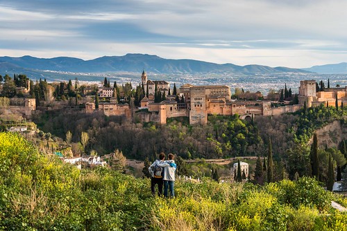 alhambra mountain portrait sons granada classic hystorical brothers andalucia fortress