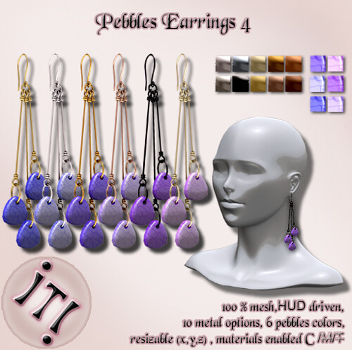 !IT! - Pebbles Earrings 4 Image | by IT! (Indulge Temptation!)
