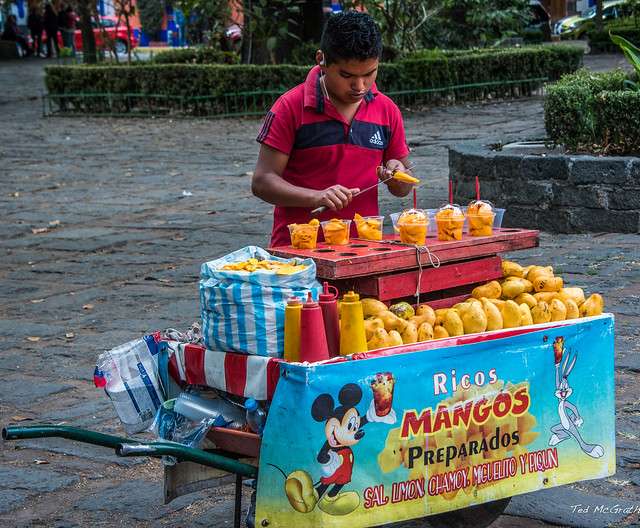 2018 - Mexico City - Coyoacan Ricos Mangos Man