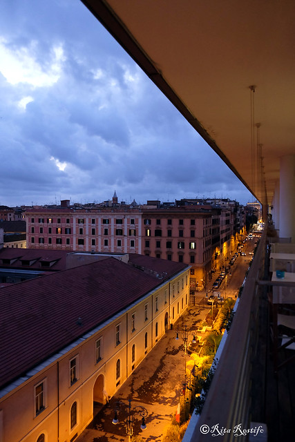 Roma. Panorama. Termini. Perspective
