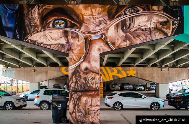 Mural at Underpass Park in Toronto, Ontario Canada