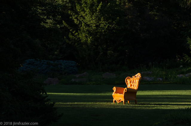 The Chair Enjoys the Sunset