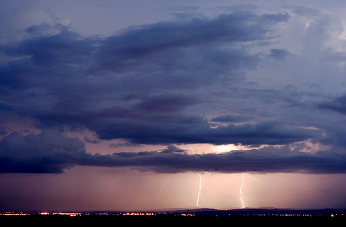 sunset summer night clouds twilight desert tucson monsoon thunderstorm lightning
