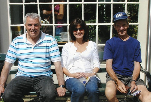 Seamus, Joy and Ron in Sheffield Botanical Garden