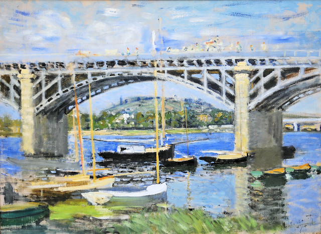 W 313 Monet - Le pont d'Argenteuil [1874]