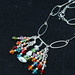 Multi-color swarovski crystal necklace with MOP and copper accents - DSC_1807.jpg