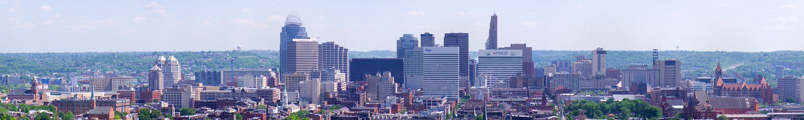 Cincinnati Skyline from Bellevue Hill Park