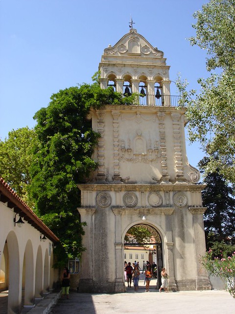 Campanile Gateway to Agios Gerasimos Church, Kefalonia