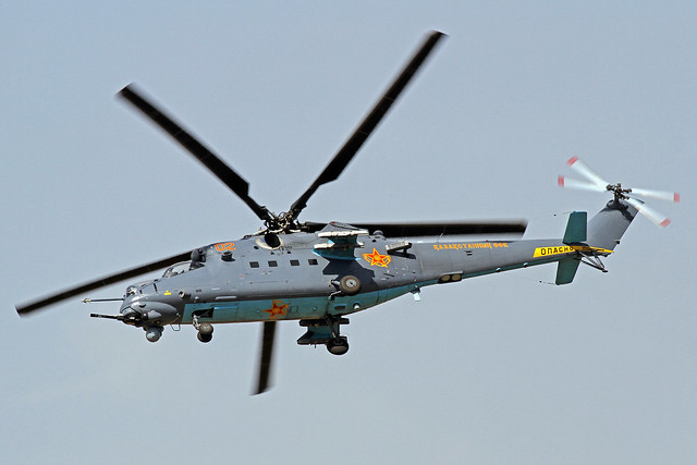 Kazakhstan Air Force Mil Mi-35M 02 Red TSE 26-05-18