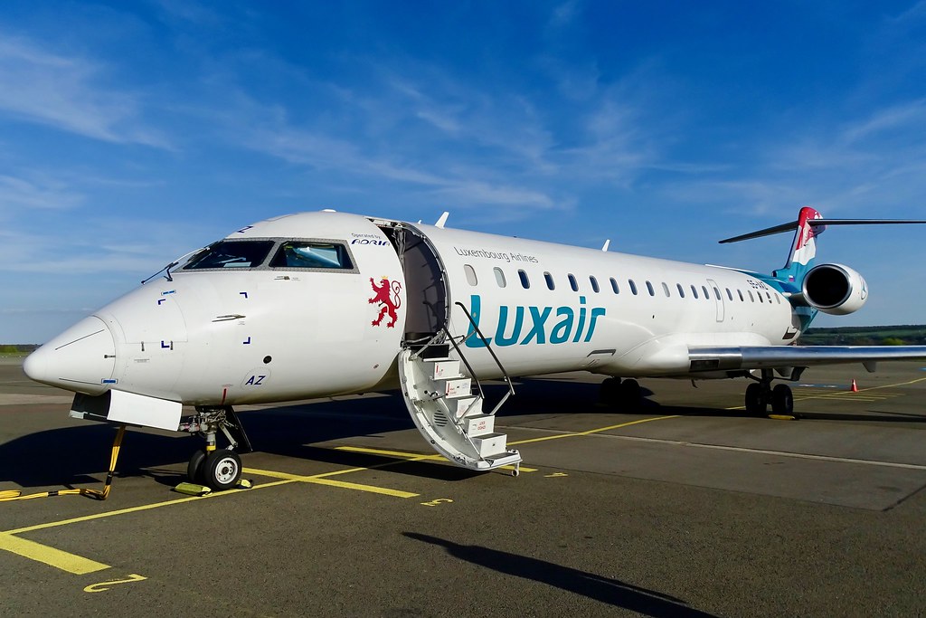 Luxair - Bombardier CRJ-700 [S5-AAZ] at Saarbrucken Airport - 17/04/18