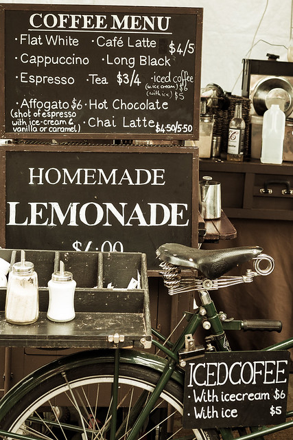 Coffee and Homemade Lemonade