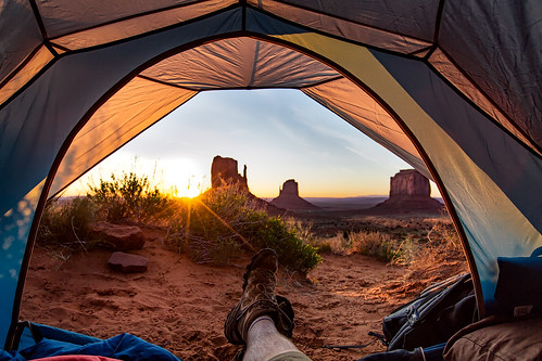 Monument Valley Tent View
