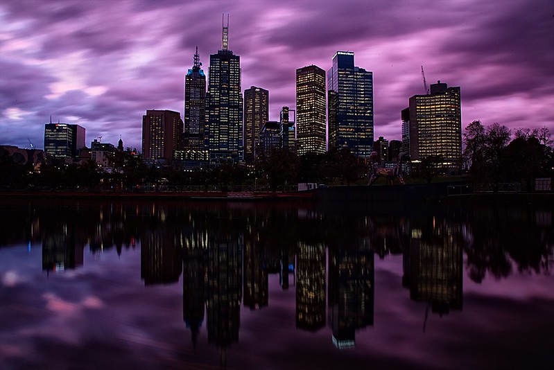 Australia - Melbourne - Southbank Reflection