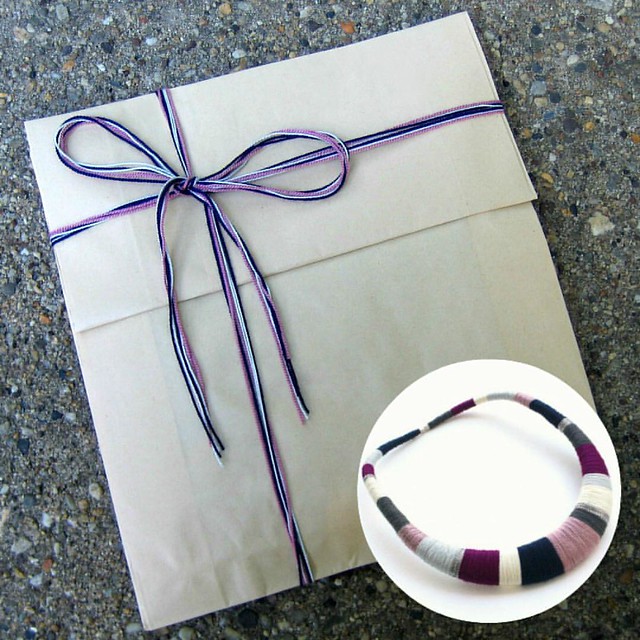 Yesterday I received the very best kind of brown paper package tied up with string... well, crochet thread in this case!