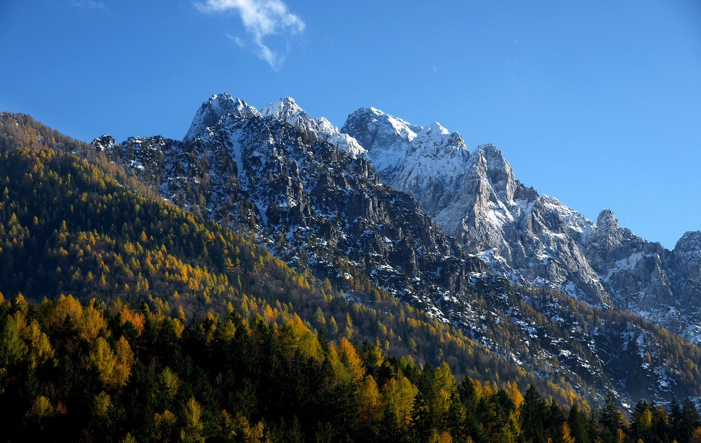 Autumn colors in Slovenian Alps