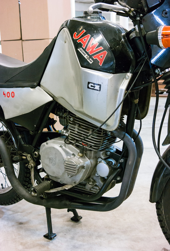 Jawa-ČZ 400 OHC | A prototype of a never produced four-strok… | Flickr