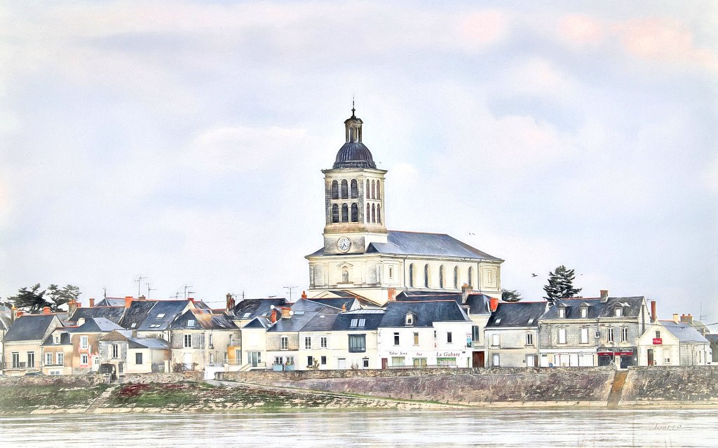Le clocher de Saint-Mathurin à 16h36.